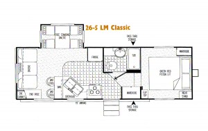 Citation 5th Wheel Floorplan